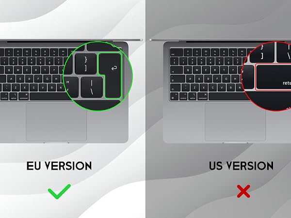 macbook air m3 keyboard cover