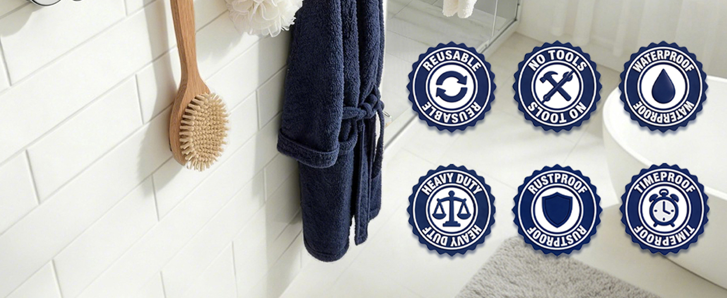 waterproof vacuum hooks suction cup towel holder for bathroom wall tile mirror window clear glass