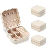 ZPROW Travel Jewelry Case, Mini Portable Jewelry Travel Boxes, Small Jewelry Organizer for Rings,...