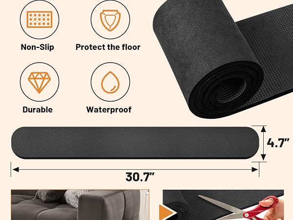 SDSNTE Non-Slip Furniture Rail Pads