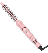 USHOW Curling Brush, Small 1/2 inch Thermal Brush for Bangs and Short Hair | No-airflow hot curle...