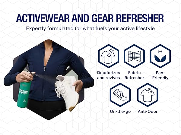 Hex performance deodorizer