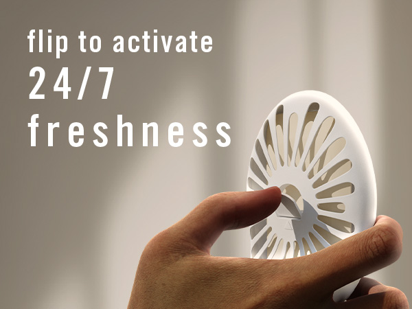 Flip to activate 24/7 freshness -M