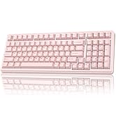 AULA F99 Wireless Mechanical Keyboard-Silent Version,Tri-Mode(BT5.0/2.4GHz/USB-C),Gasket Structur...