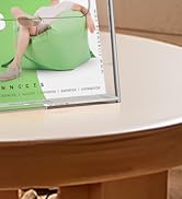 MaxGear Brochure Holder 2 Tier 8.5x11 inches 2 Packs with Removable Divider for 4"x9" Brochures D...