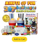 Funwares Original 237 Minute of Fun Games - Minute to Win It Family Party & Travel for Kids & Adu...