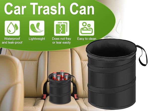 2 PCS Car Trash Can