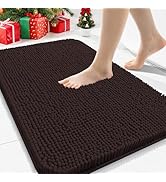Arotive Bathroom Rugs 30x20, Extra Soft Absorbent Shaggy Chenille Bath Rugs, Machine Washable Rub...