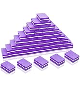 100/180 Grit Mini Nails Buffer - 50PCS Professional Buffers Bulk, 2-Sided Sponge Buffers Quickly ...