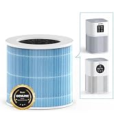 VEWIOR A1 Official Replacement H13 True HEPA Air Purifier Filter, Compatible with VEWIOR HQSC-50 ...