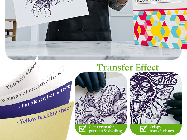 transfer paper tattoo