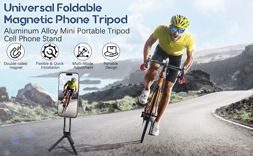 magnetic phone tripod for phone