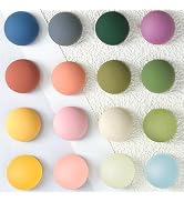 Qualsen 16 Pcs Fridge Magnets Refrigerator Magnets, Mini Cute Magnets for Whiteboard Strong Magne...