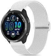 Nylon Bands Compatible with Garmin Forerunner 970 Watch Band/Forerunner 965 Watchband, Soft Farbi...