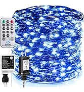 ZAECANY Fairy Lights Plug in, 100ft 300 LEDs Dimmable Fairy Copper Wire Lights for Bedroom, Trees...