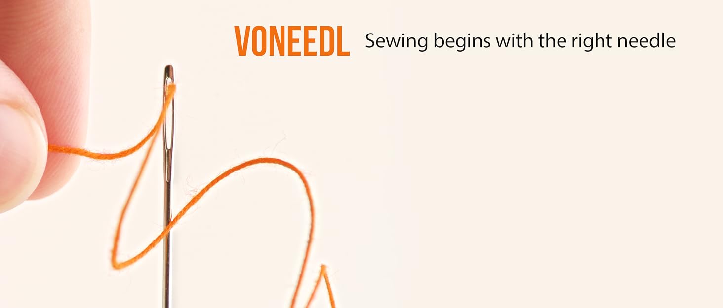 VONEEDL hand sewing needles large eye sharp beading tapestry yarn needlepoint embroidery crochet