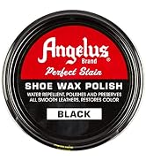 Angelus Perfect Stain Shoe Wax Polish, Professional Shoe Polish For Leather Shoes & Boots, 3 fl o...