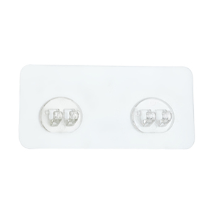 double hook adhesive for shower caddy