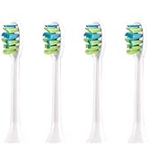 7am2m AM101/AM105 Electric Toothbrush Brush Heads x 4 for 7am2m Electric Toothbrush ONLY (White)