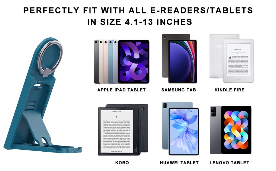 adjustable protable adhersive stand kickstand ring holder ipad tablet kindle samsung tab e-reader