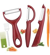 Senbowe Upgrade Potato Peeler for Kitchen, 6PCS Stainless Steel Vegetable Peeler, I and Y Veggie ...
