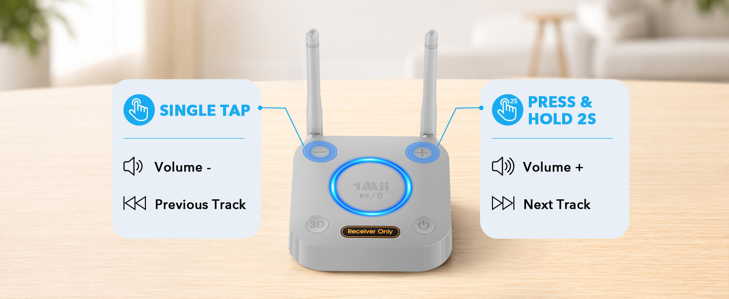EASY VOLUME & TRACK CONTROL
