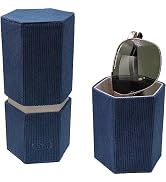 XL LARGE Sunglasses Case that become 2 desk office holders - Oversized Eyeglass Case w/Pouch & Cl...