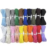 ZHFMLY 1mm Stretch Beading Elastic Cord - 200 Yards Jewelry Making String for Bracelets, Necklace...