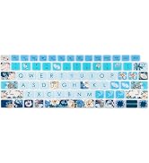 WSLUCKO Silicone Keyboard Cover Skin for Dell Latitude 3440 3450 5430 5431 54207430 7420 7410 14"...