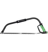 Hooyman Bow Saw with Heavy Duty Construction, Ergonomic No-Slip H-Grip Handle, Impulse-Hardened T...