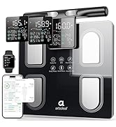 Arboleaf Smart Scale with Handle Display - 8-Electrode Body Pod Fat Scale, 50+ Metrics (BMI, Musc...