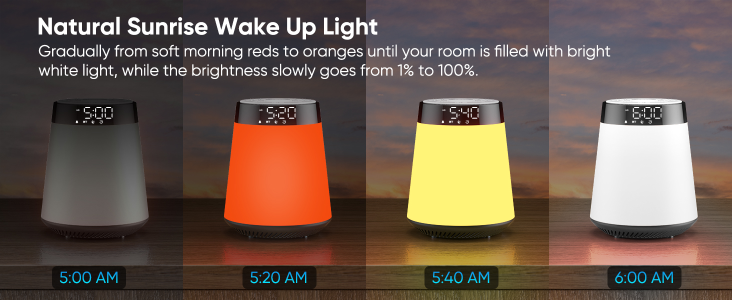 sunrise alarm clock