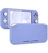 eXtremeRate Soft Touch Light Violet DIY Replacement Shell for Nintendo Switch Lite, NSL Handheld ...