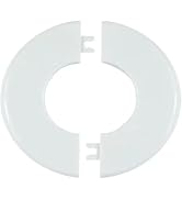 1Set White Pool Ladder Escutcheon Fit 1.9" Swimming Pool Ladder Tubing Pool Ladder Escutcheon Pla...