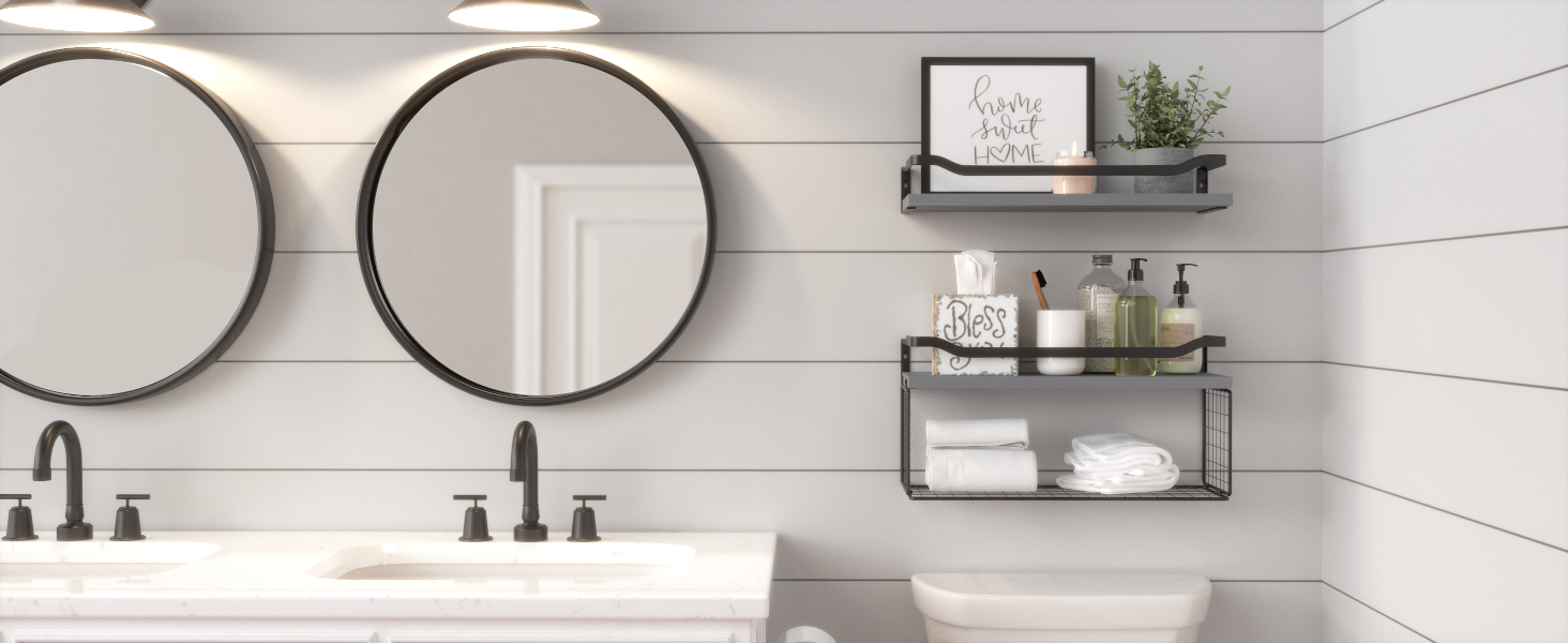 over the toilet storage