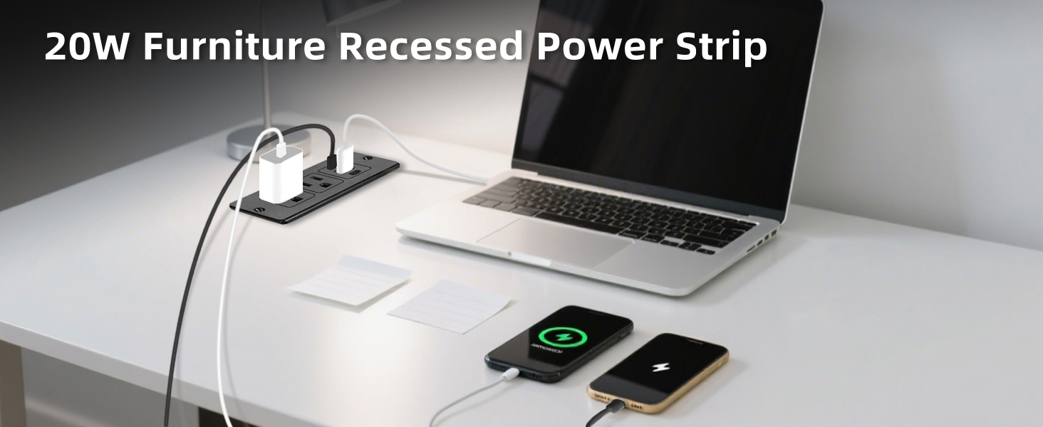 recessed power