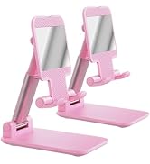 OGMAPLE Phone Stand for Desk, Cell Phone Holder Cute Smart Cellphone Stand Foldable Stands Compat...