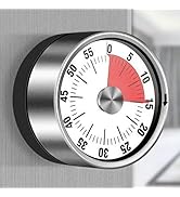 Kitchen timers for Cooking,Visual Mechanical Timer, from 0 to 60 Minutes,No Batteries Required -E...