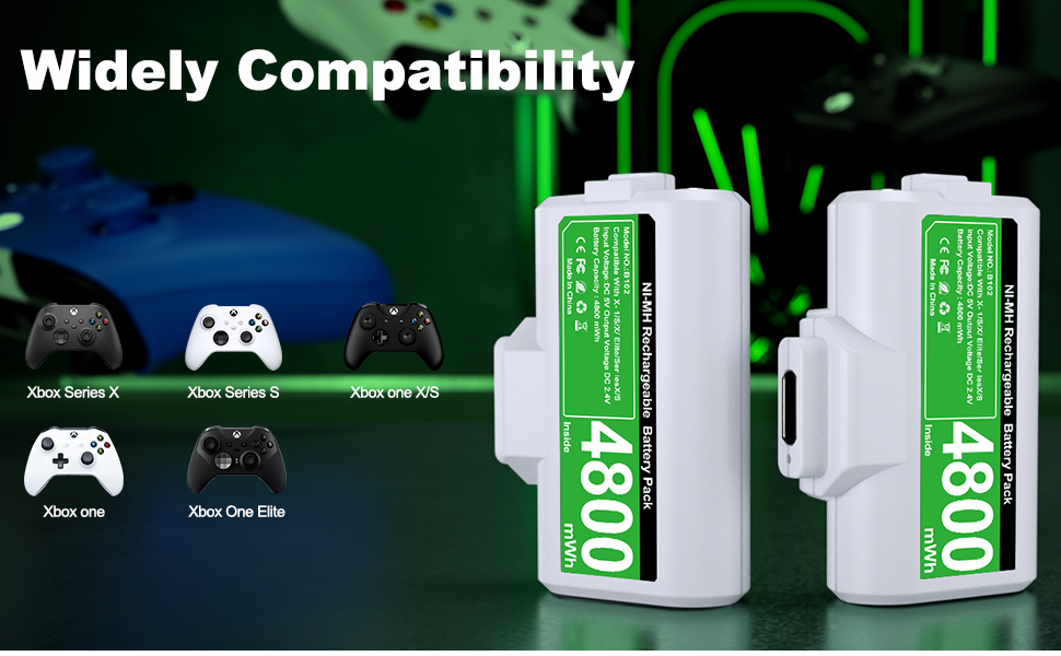 rechargeable xbox battery pack