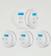 5 Pack Smoke Detector Carbon Monoxide Detector Combo Battery Powered,Carbon Monoxide Detector Smo...