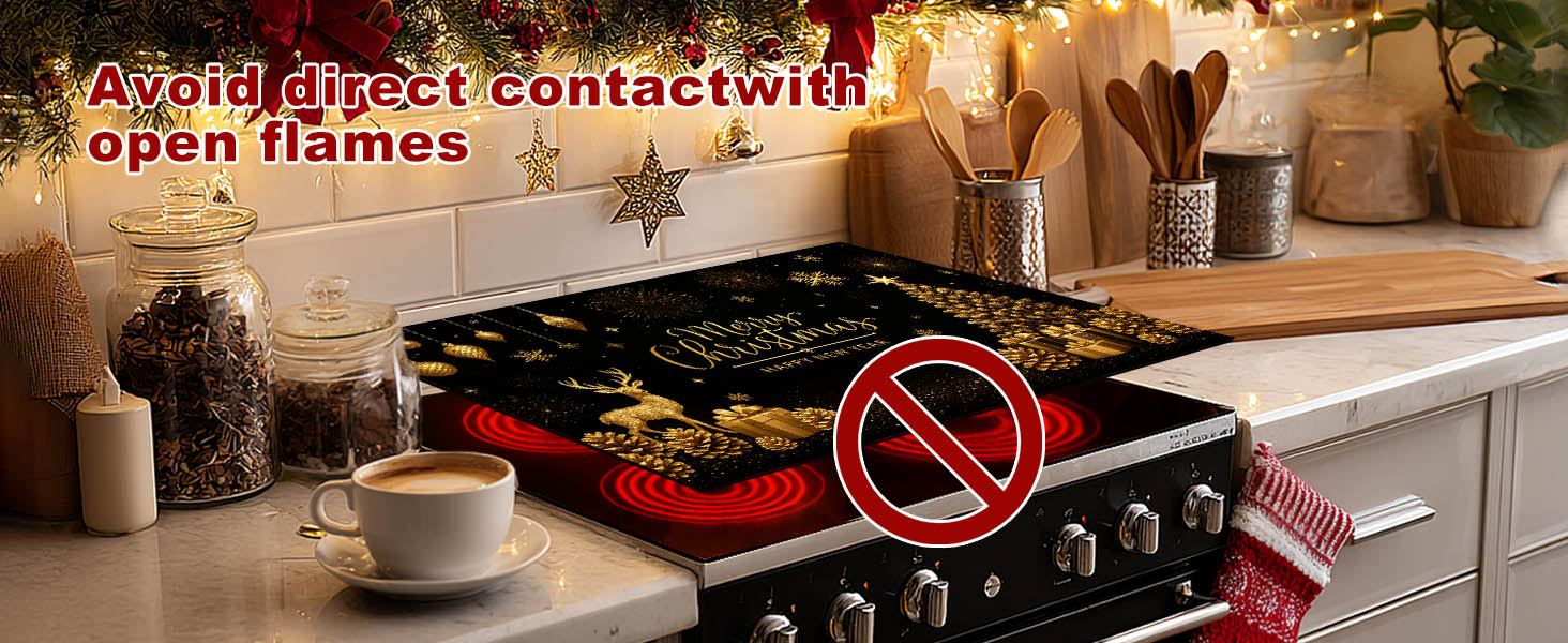 Christmas Stove Top Cover