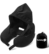 Sunany Neck Pillow for Travel Inflatable Airplane Pillow Comfortably Supports Head,Neck and Chin,...