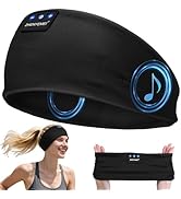 ZHENYEMEI Sleep Headphones Wireless Bluetooth 5.4 Headband, Sports Earphones Sleep Earbuds with H...