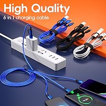 6 in 1 charging cable