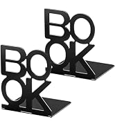 Book Ends,Bulk 1 Pair Bookends Folding Book Ends Metal Bookend (1 Pair)