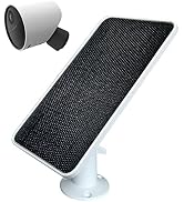 JJMASEE Solar Panel Compatible with SimpliSafe Wireless Outdoor Security Camera,Weatherproof Cont...