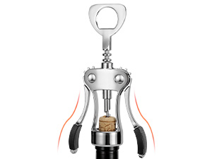 KORCCI Wine Opener, Wine Bottle Opener, Wing Corkscrew , Cork Screw Beer Opener