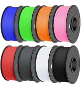 TECBEARS Rapid PETG Filament Bundle,High Speed 3D Printer Filament, High Toughness Matte PETG, 25...