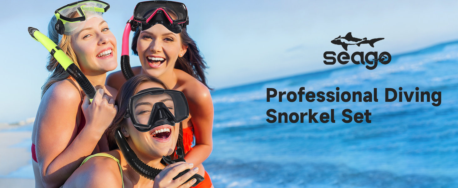snorkel mask;snorkel;snorkel set;snorkeling gear for adults;snorkeling mask;diving mask