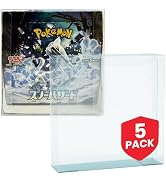EVORETRO Display Case Storage Protector for Pokemon Japanese Booster Box – 5-Pack 0.5 mm Thick Pl...